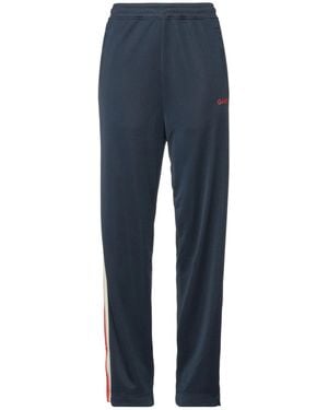Ganni Multicolour Casual Trousers - Blue