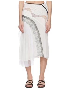 Christopher Esber Jersey Skirt - White