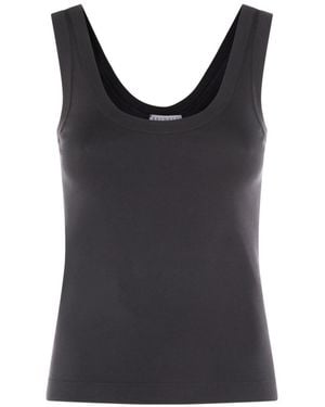 Brunello Cucinelli Sleeveless Vest - Black