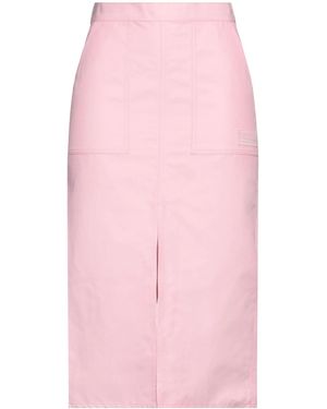 Marni Twill Midi Skirt - Pink