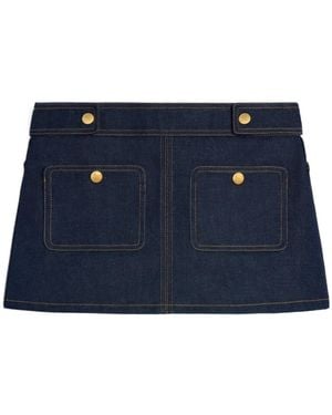 【CELINE】 ウール trapeze mini skirt ミニスカート RJ00M0774 CELINE】 ウール trapeze mini skirt ミニスカート RJ00M0774