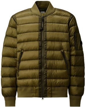 C.P. Company D.D. Shell Padded Bomber Jacket - Green