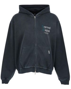 Represent Private Members Zip Hoodie - Blue