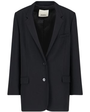 Isabel Marant Single Breasted Tailored Blazer - Black