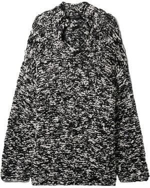 Proenza Schouler Oversized Long-Sleeved Jumper - Black