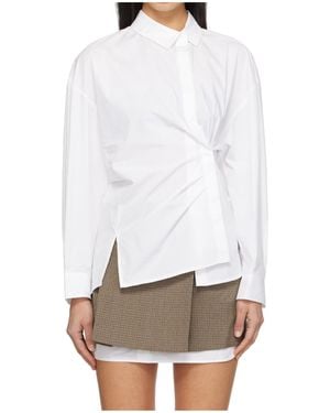 Juun.J Twist Wrapped Shirt - White