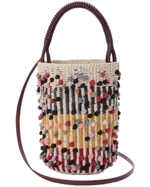 Loewe Bucket Bag With Handle - White