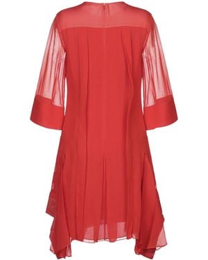 Chloé Crewneck Short Dress - Red