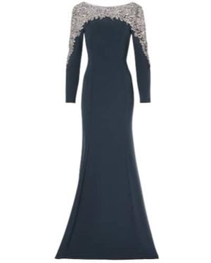 Jenny Packham Embroidered Solstice Gown - Blue