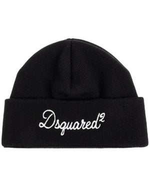 DSquared² Logo Hat - Black