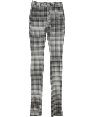 Acne Studios Gingham Check Pants - Gray