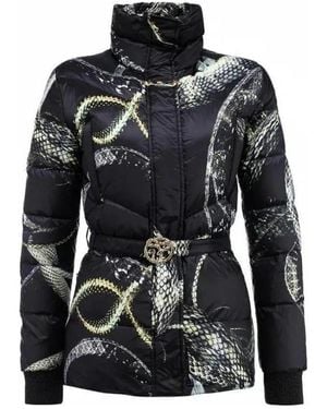 Just Cavalli Stand-Collar Cotton Clothes - Black