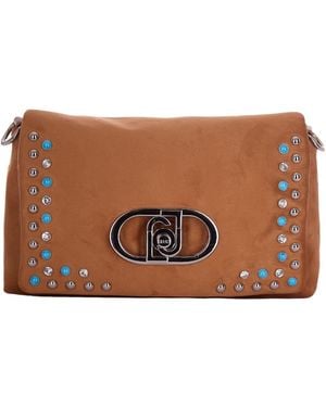 Liu Jo Studded Shoulder Bag - Brown