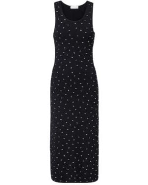 Altuzarra Geordie Embellished Jersey Midi Dress - Black