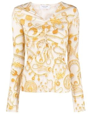 Marine Serre Blouses - Metallic