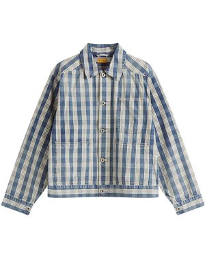 Human Made Checked Work Jacket - Blue