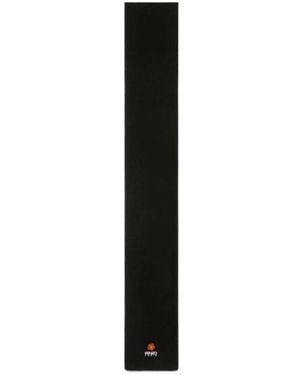 KENZO Boke Flower Logo Embroidered Scarf - Black
