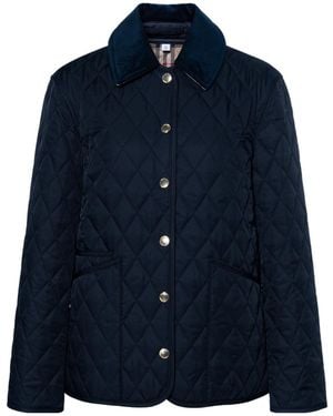 Burberry Quilted Jacket - Blue