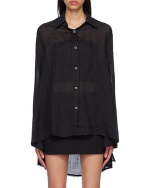 Our Legacy Backless Liner Shirt - Black