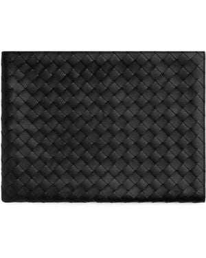 Bottega Veneta Intrecciato Zipped Wallet - Black