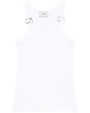 Coperni Sleeveless Top - White