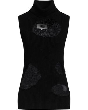 MM6 by Maison Margiela Sleeveless Jumpers - Black