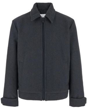 Won Hundred Classic Collar Wool Jacket - Blue