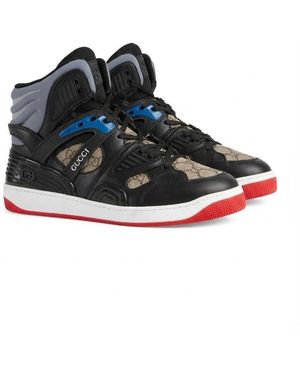 Gucci Basket High Top Trainers - Black