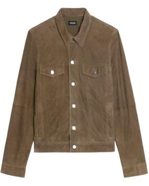Zadig & Voltaire Long-Sleeved Casual Jacket - Green
