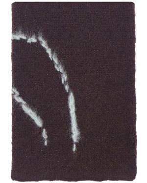 Dries Van Noten Pattern Scarf - Purple