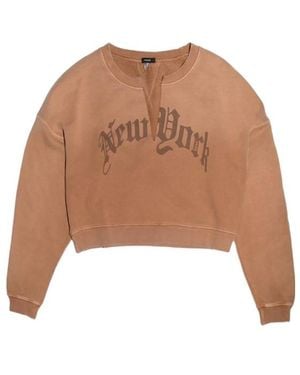 R13 V-Neck Sweatshirt - Natural