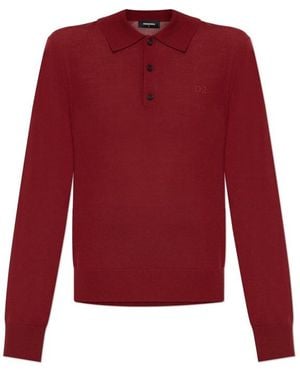 DSquared² Wool Jumper - Red