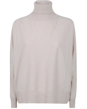 D.exterior Cashmere Turtleneck Knitwear - Grey