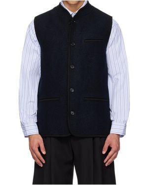 Rier Walker Wool Vest - Blue