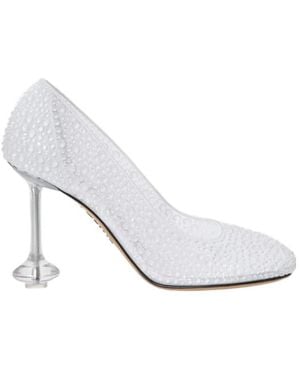 Loewe 90Mm Strass Toy Pump - White