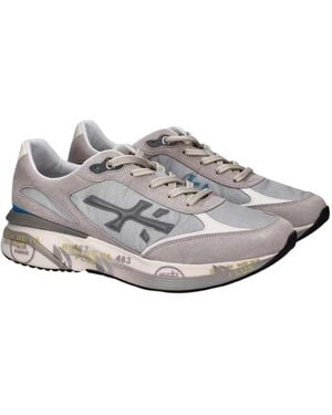 Premiata Lace-Up Trainers - Grey