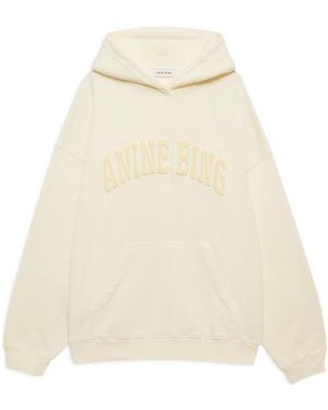 Anine Bing Crew Neck Sweatshirt - Natural