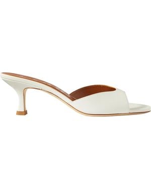 STAUD Leather Mules - Natural