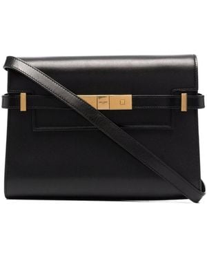 Saint Laurent Manhattan Small Shoulder Bag - Black