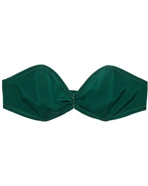 Prada Strapless Top - Green