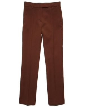 Acne Studios Tapered-Leg Tailored Trousers - Brown