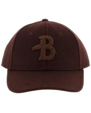 Ballantyne Monogram Patch Cap - Brown