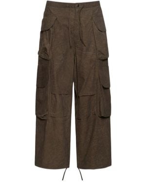 Entire studios Workwear Casual Trousers - Brown