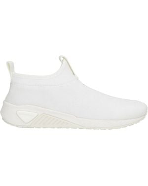DIESEL Minimalist Sock-Style Casual Shoes - White