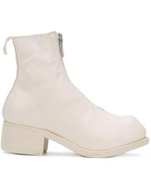 Guidi Pl1 Horseskin Zipper Boots - Natural