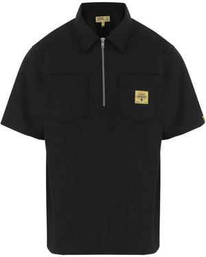 ICECREAM Zip Pocket Polo Shirt - Black