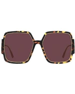 Dior Square-Frame Oversized Sunglasses - Purple