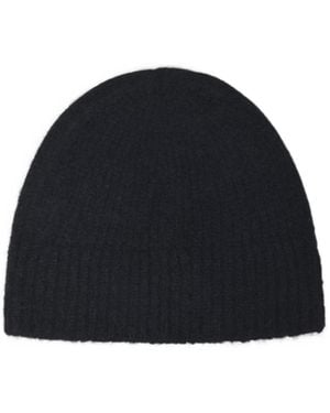 Dries Van Noten Moss Ribbed Knit Beanie - Blue