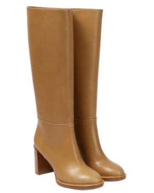 Gabriela Hearst Tall Leather Boots - Brown