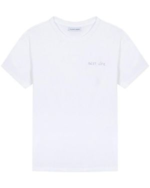 Maison Labiche Popincourt Embroidered T-Shirt - White